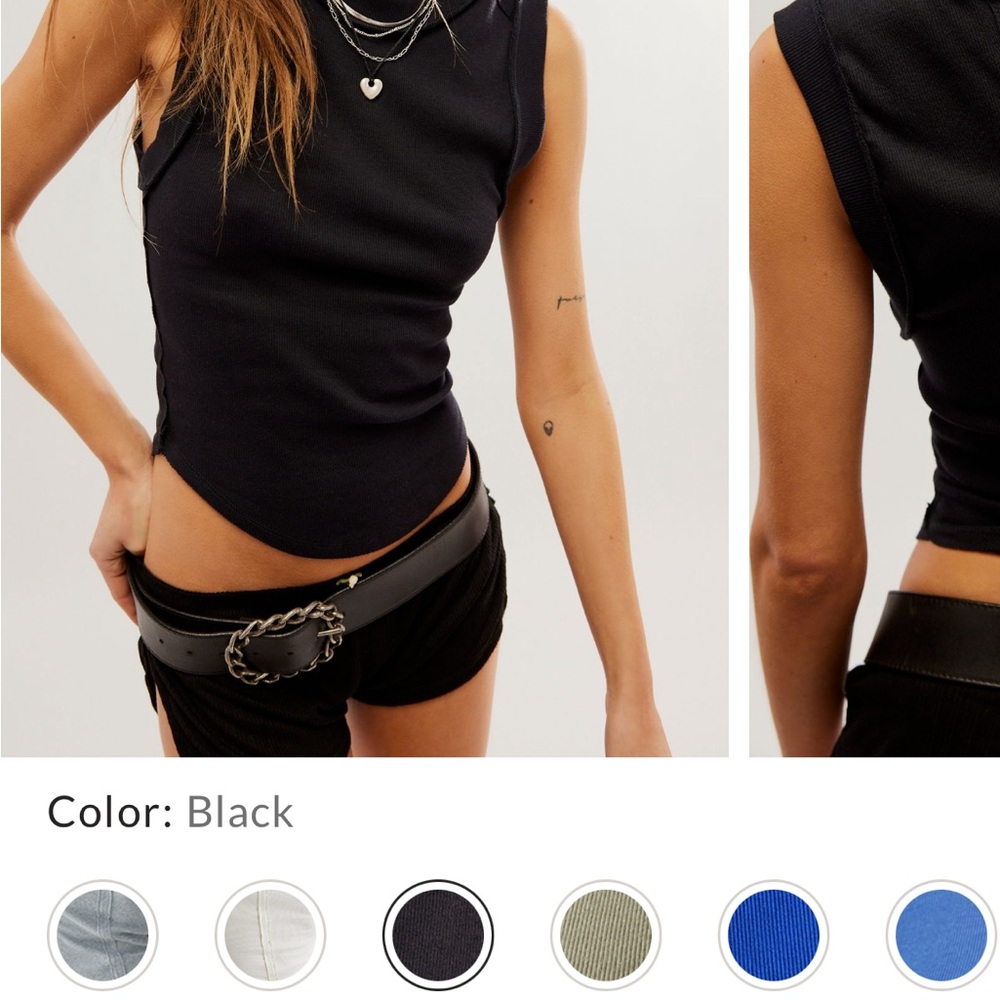 We the free Kate tank in black size L.